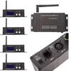 400M Effective Range Dmx512 Wireless Receiver Transmitter DMX512 LED Lighting Controller Transmitter & Receiver 2in1 Repeater 6