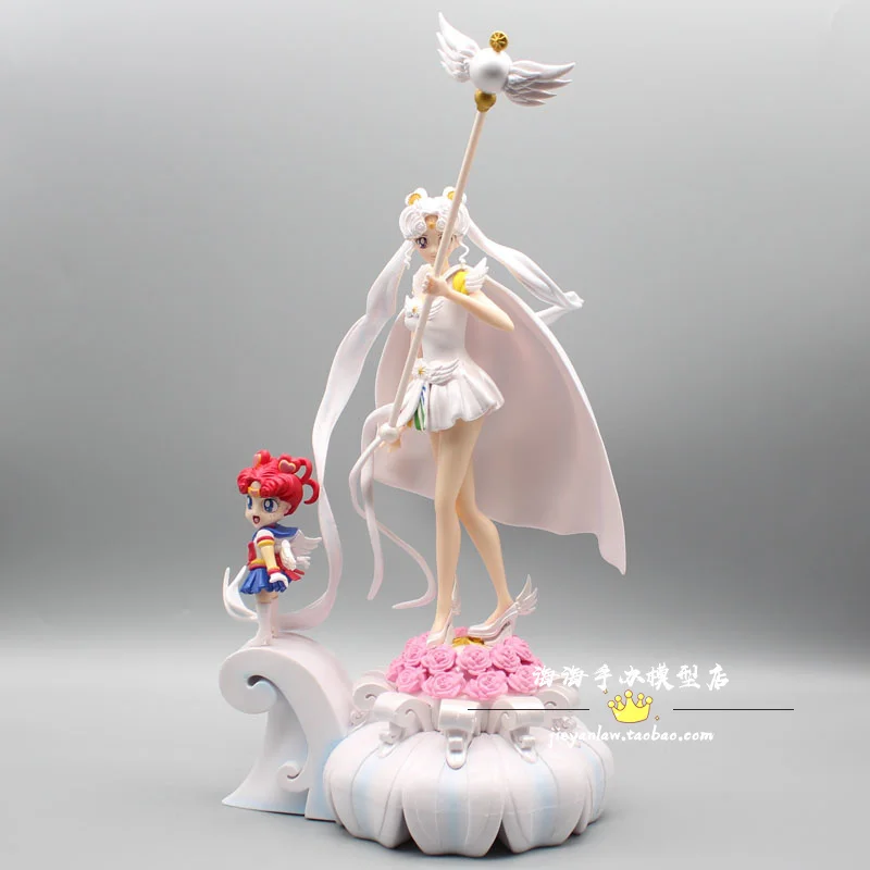

37cm Sailor Moon Knight Sailor Moon & Sailor Universe Order Scene Model Gk Figure PVC Action Figure Toys Children Xmas Gift