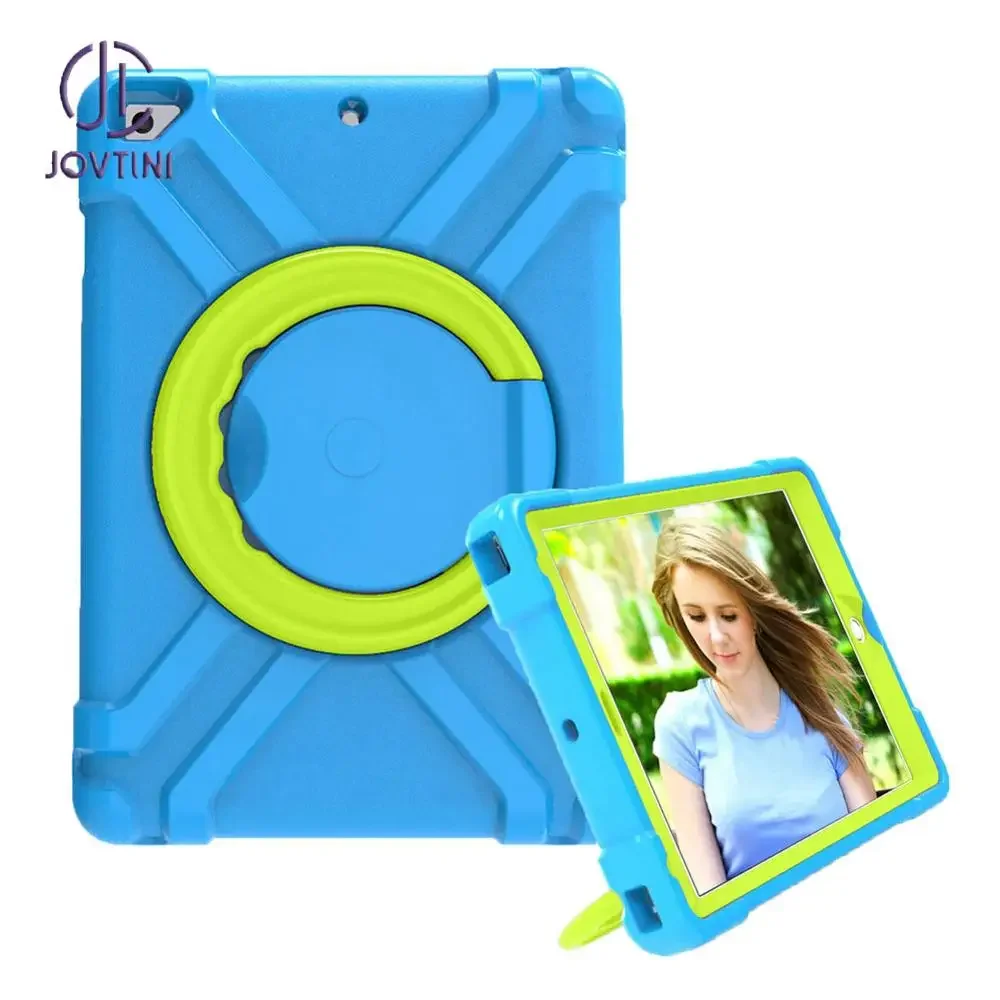 Custodia Per Ipad Air Air 2 Pro 9.7 Custodia 9.7 "Staffa Rotante A 360 Gradi Custodia Per Tablet Antiurto Per Bambini Per Ipad 9.7 2017 2018 Funda
