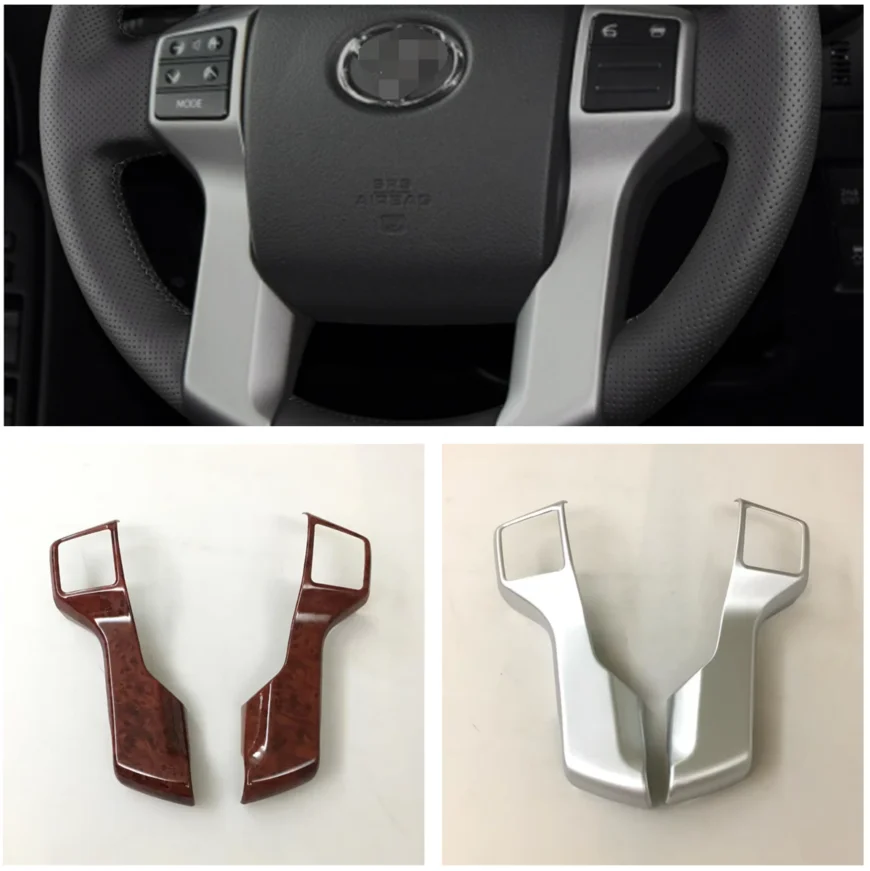 

Для Toyota Land Cruiser 150 Prado LC150 FJ150 2010-2017 2018 Автомобильная рамка рулевого колеса декоративная крышка отделка аксессуары для интерьера