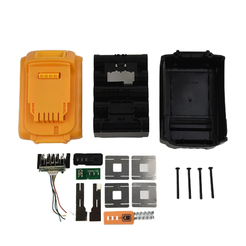배터리 플라스틱 케이스 PCB 보호 회로 기판, 18V 20V 9Ah DCB183 라벨 하우징, 배터리 테스터 도구, DCB200