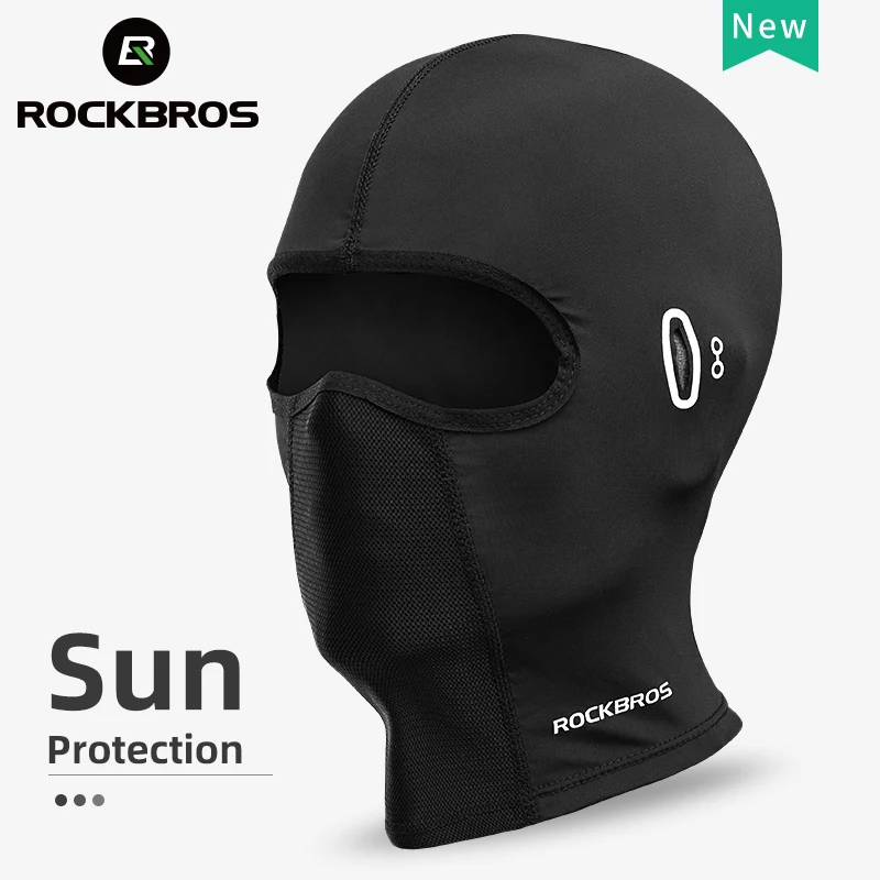 

ROCKBROS Солнцезащитная велосипедная маска для лица мотоциклетная ледяная шелковая Полнолицевая маска для мужчин и женщин