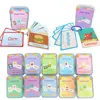 Learning Flashcards ABC Numbers Fruit Animal Body Educational Toys Classroom Aids Montessori Autism English Words Card for Kids 5