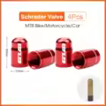 4pcs Red-Schrader