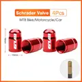 4pcs Red-Schrader