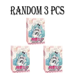 Hatsune Miku Q Edition Series Handmade Blind Box Toys - Set of 6, Perfect for Birthday, Halloween, and Christmas Gifts (Random 3 pcs)