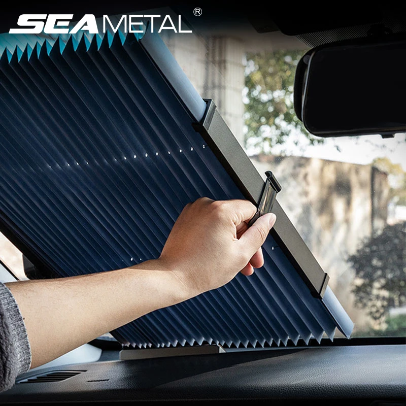 Aluminum Foil Car Windshield Sun Shade with 6 Suction Cups