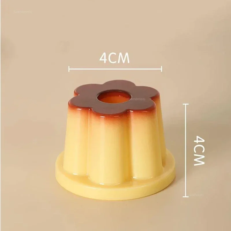 Cute Cartoon Pudding Jelly Pen Holder – Creative Desktop Ornament and Storage Stand