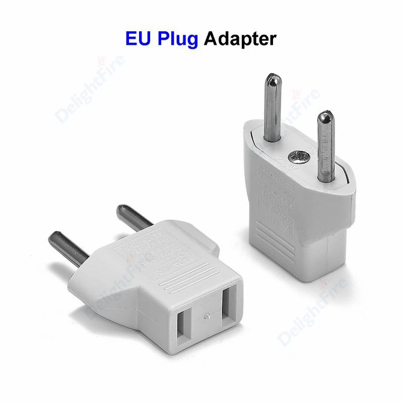 Bianco Us Bra It To Eu Adattatore Spina Tedesca Europea 2 Pin Us Au Eu Euro Power Adattatore Da Viaggio Elettrico Presa Di Corrente