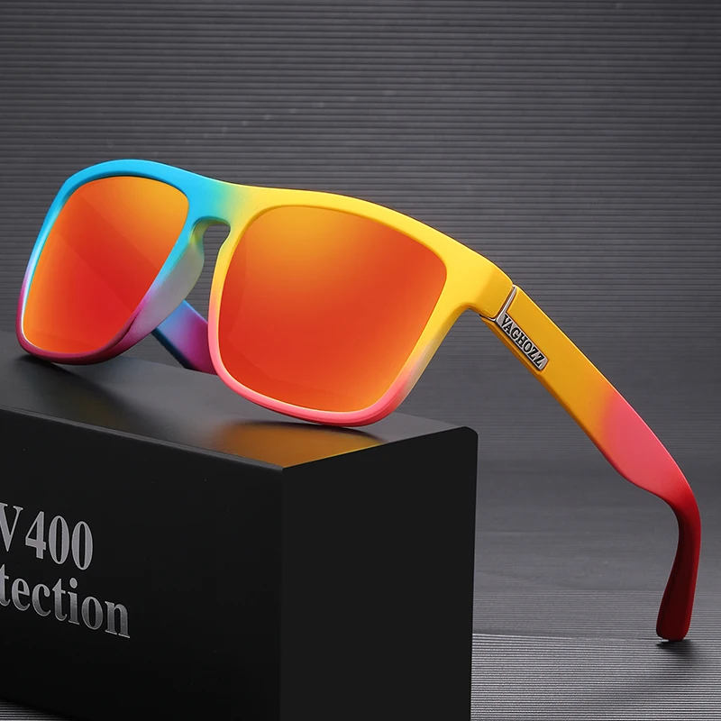 VAGHOZZ 2024 Brand Design New  Sunglasses Men Driving Square Male Sun Glasses UV400 Women Fishing Eyewear