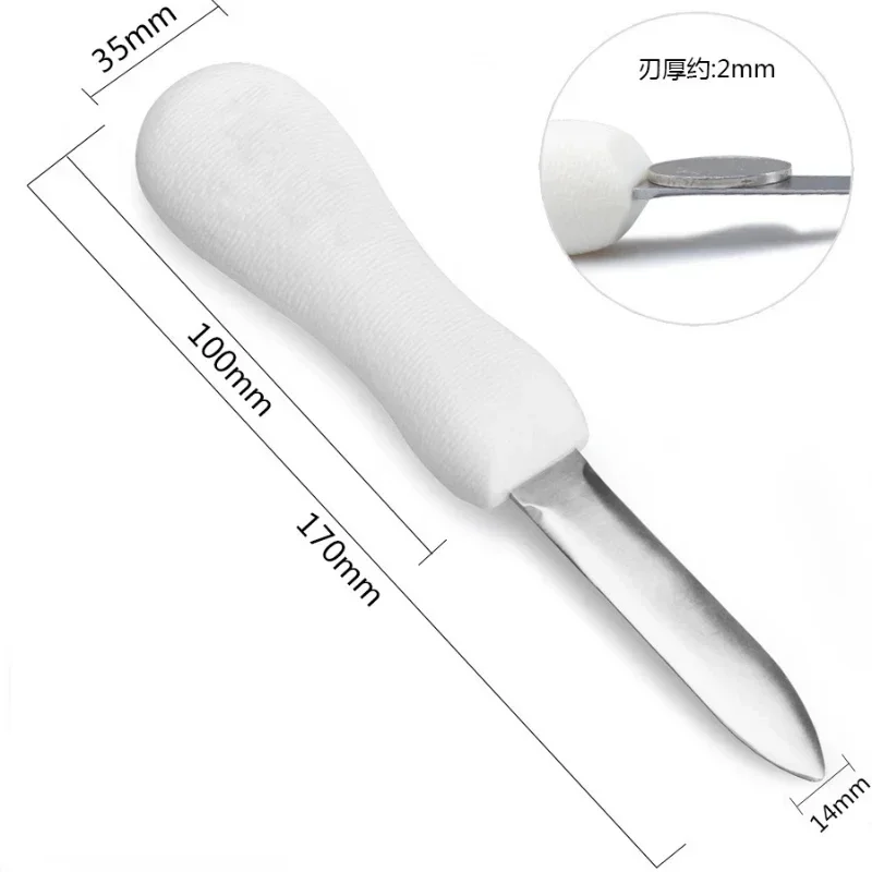 Practical Oyster Knife Seafood Scallop Shell Shucking Opener Knives Kitchen Oysters Tools 1Pc