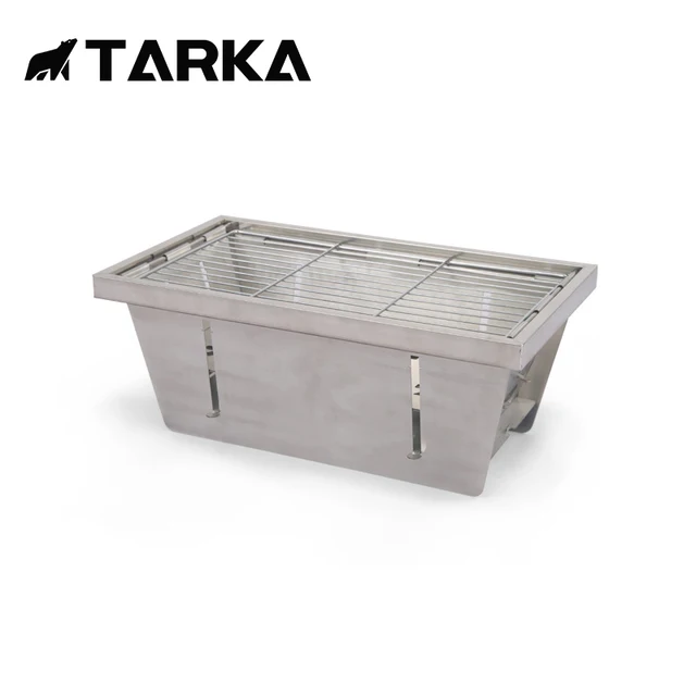 Плитка TARKA для пикника и барбекю, портативная складная печь на древесном угле для приготовления пищи, оборудование для приготовления пищи на открытом воздухе 1