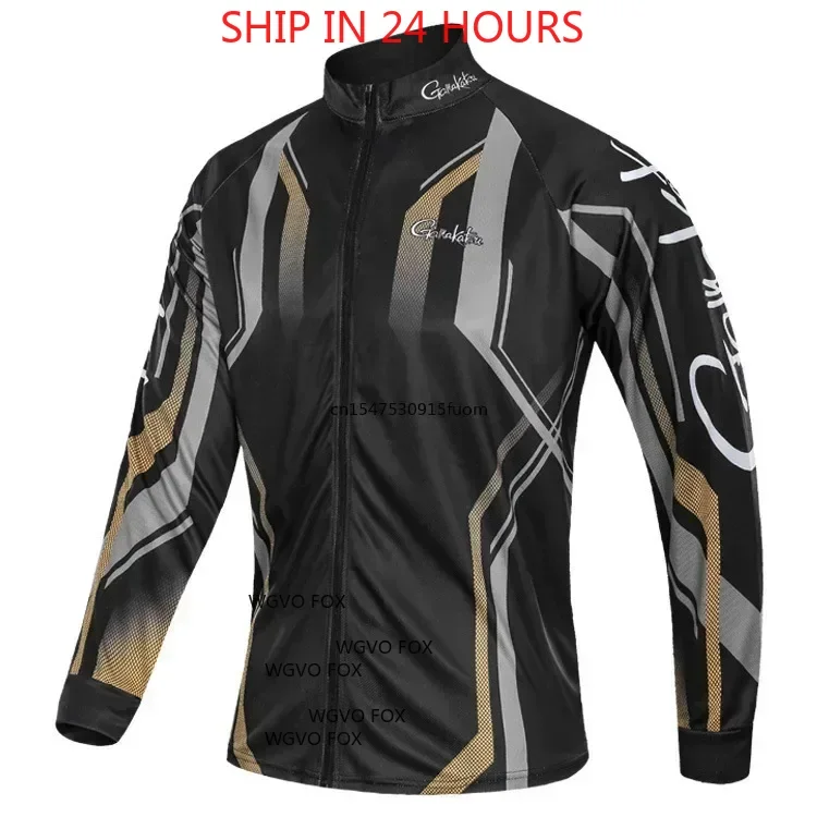 새로운 낚시 의류 여름 남성 긴 소매 야외 하이킹 사이클링 낚시 셔츠 빠른 건조 통기성 낚시 의류