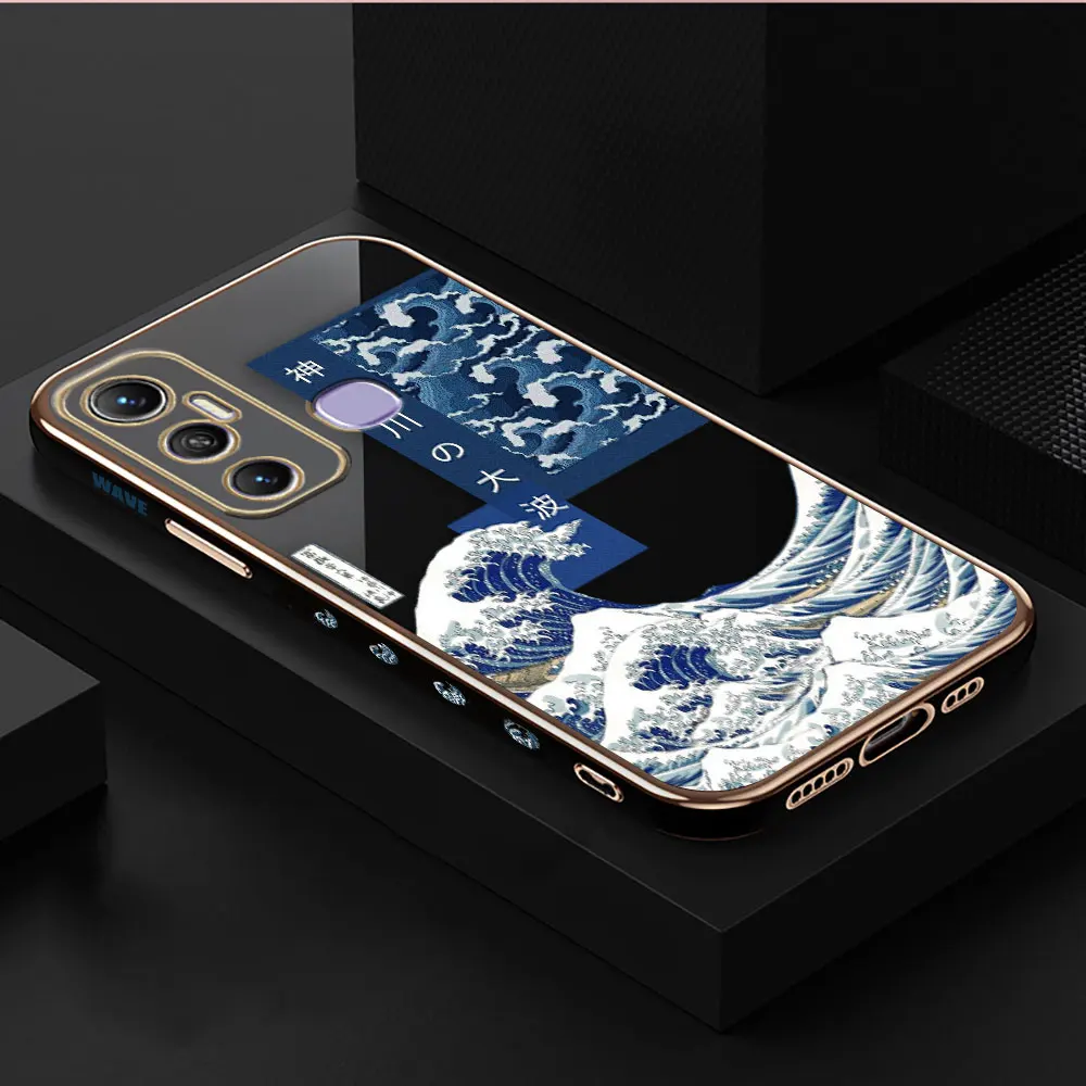 thumbnail image 1 of Cover Smooth E-TPU Phone Case Infinix HOT 40I 30I 30 20 20S 20I 12 12I 11 10 10S 10I 9 GT10 PRO Case The Great Wave Off Kanagawa, 1 of 5