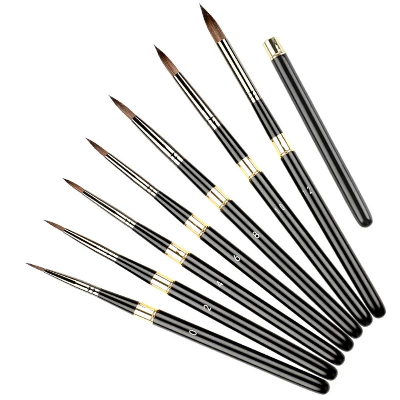 

1PCS Detachable Rod Artistic Watercolor Brush High Quality Art Painting Brushes Wolf Hair Paint Brush for Drawing Art Supplies