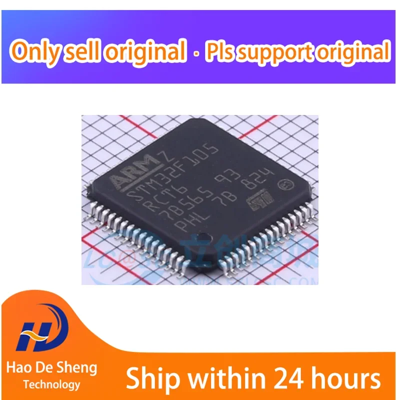

10pcs/LOT STM32F105RCT6 LQFP-64 New Original In Stock