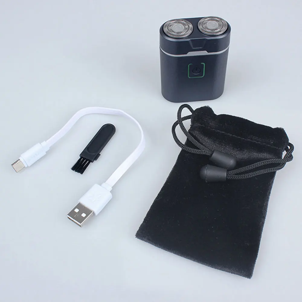 Kemei New Arrival Mini Barbeador Elétrico Dos Homens Recarregáveis Atacado Gêmea Lâmina Elétrica Homens Barbeador Máquina W301