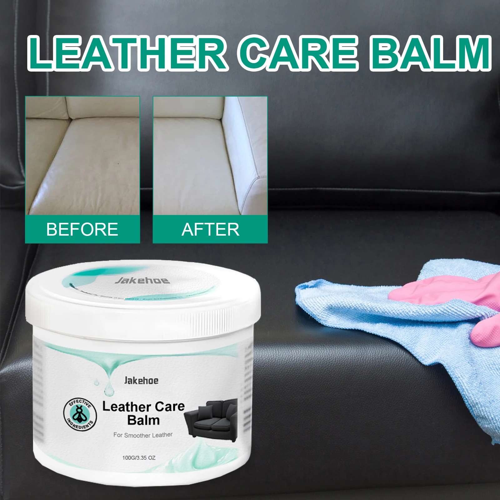 Leather Care Balm Polish Smoother Moisturizer