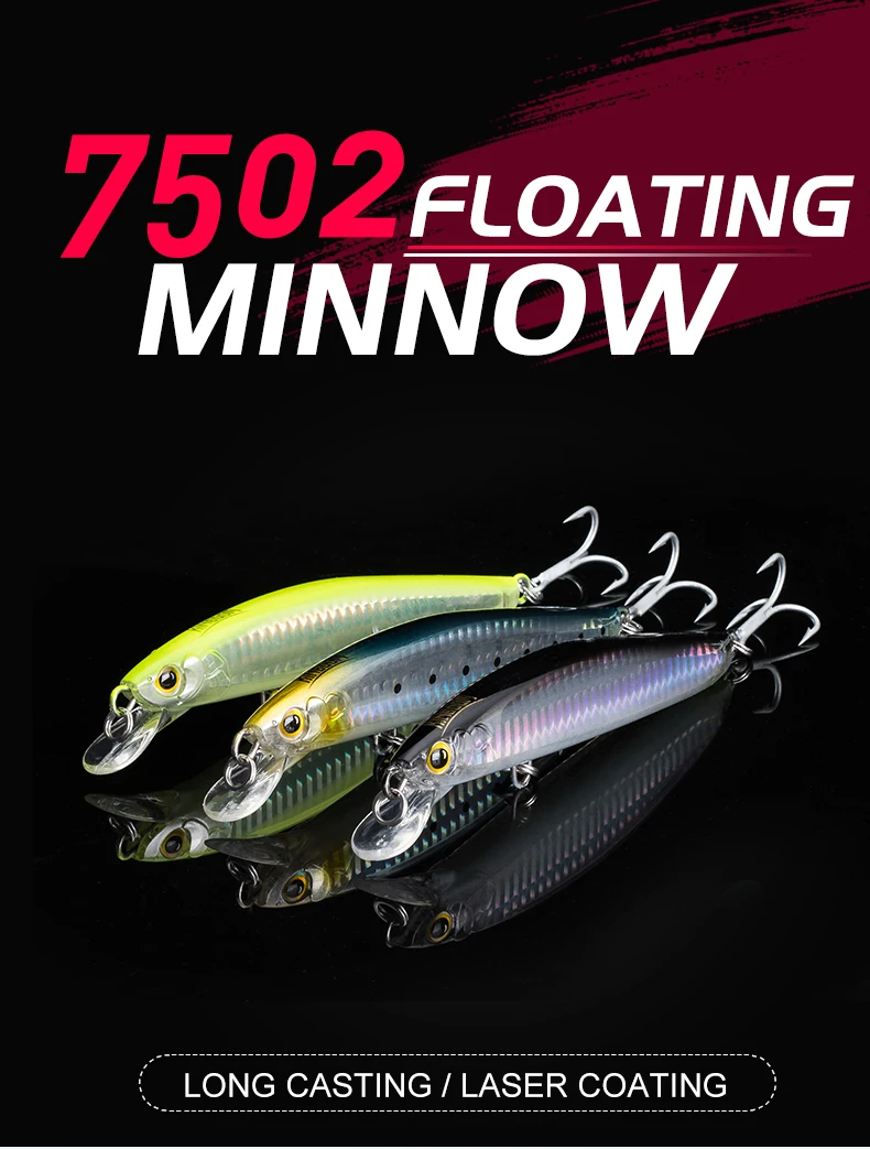 Kingdom Floating Minnow Angelköder, 120 mm, 23 g, 130 mm, 30 g, Jerkbait, künstliches Meeresangeln, harter Wobbler für Barschforelle, Salzwasser – Detail 1