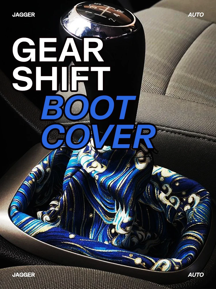 

JDM Auto Gear Shift Boot Cover BRIDE RECARO Leather Cotton Golf 5 E46 Bmw E30 e36 Car Accessories Interior Fiat 500 Ford Focus