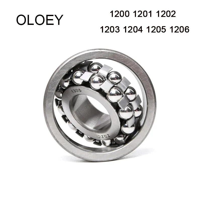 

1pcs Free shipping high quality double row ball self-aligning ball bearings 1200 1201 1202 1203 1204 1205 1206 ATN