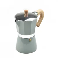 Espresso Coffee Maker Aluminum Mocha Pot Percolator Stove Top Pot 3cup 6cup 150/300ml Coffee Machine Kitchen,Dining & Bar 6