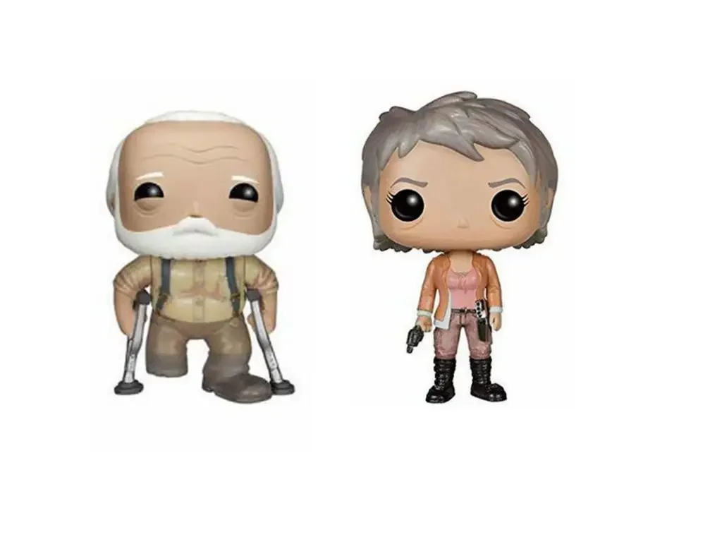 thumbnail image 2 of Funko pop Herschel 153# 156# the Walking Dead Figuras de acción de vinilo Modelo Juguetes para niños Regalo de cumpleaños, 2 of 5