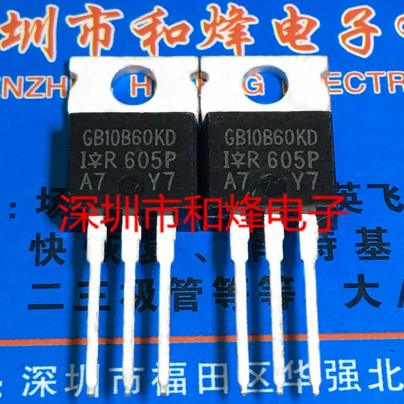 

5PCS-10PCS IRGB10B60KD TO-220 600V 12A On Stock New And Origjnal