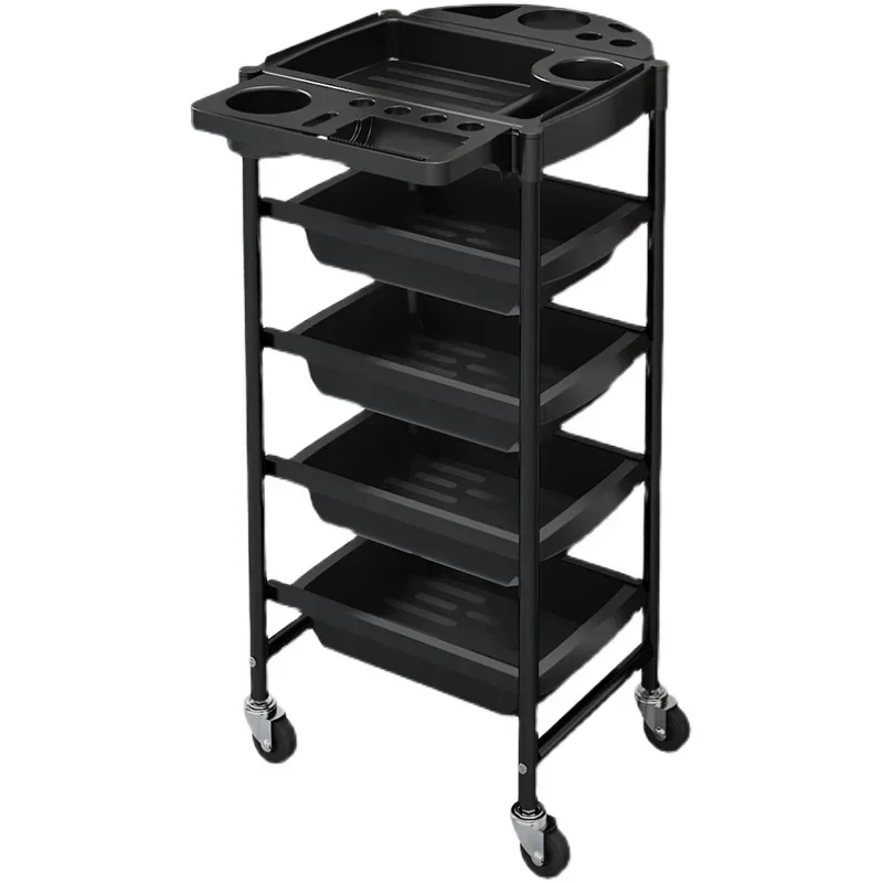 Hairdresser Beauty Salon Trolley Rolling Cosmetic Barber Spa Cart Tattoo Salon Utility Furniture