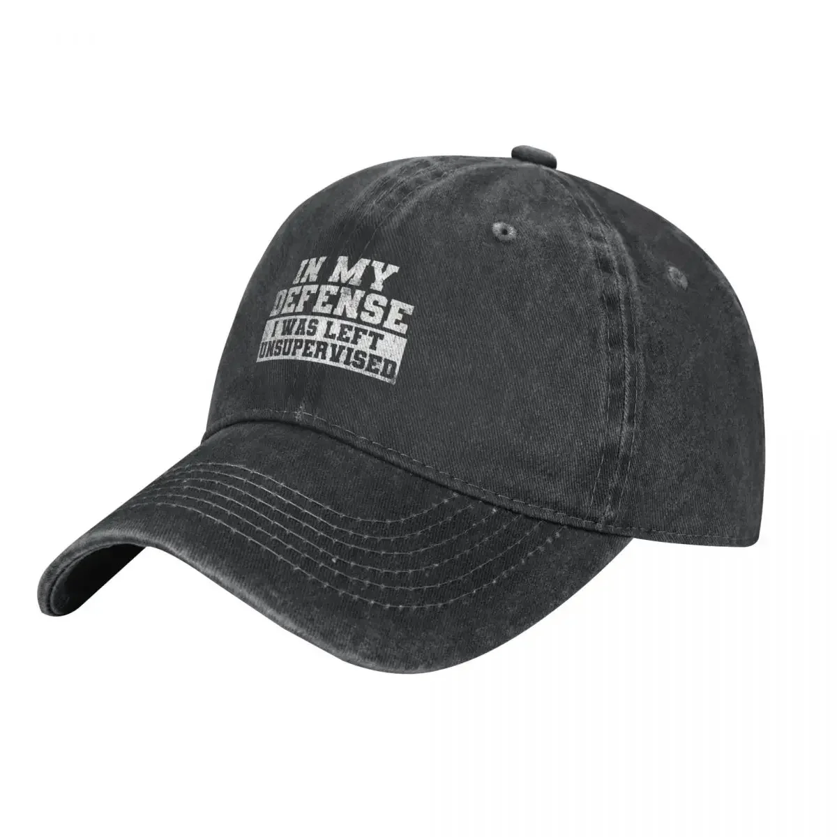 

In My Defense Unsupervised Cowboy Hat Trucker Hat Luxury Cap Brand Man cap Caps For Women Men's