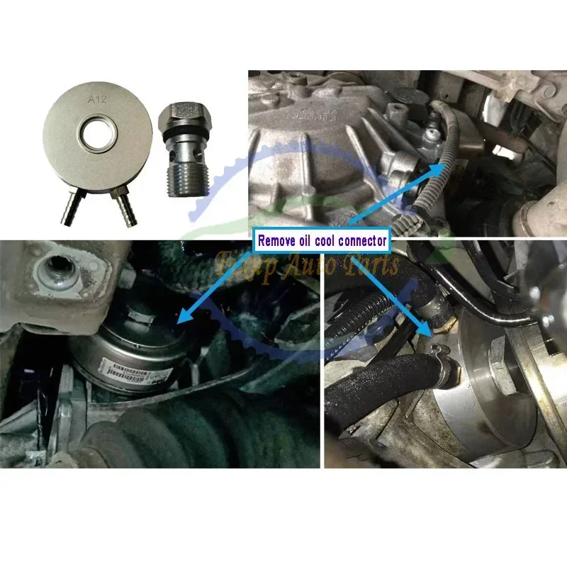 Transmission Fluid Filling Adapter 1~3Sets AL4 DPO DP2 AT8 A12 Auto Transmission Oil Change Connector For Peugeot Citroen Pallas Berlingo Renault Duster Megane