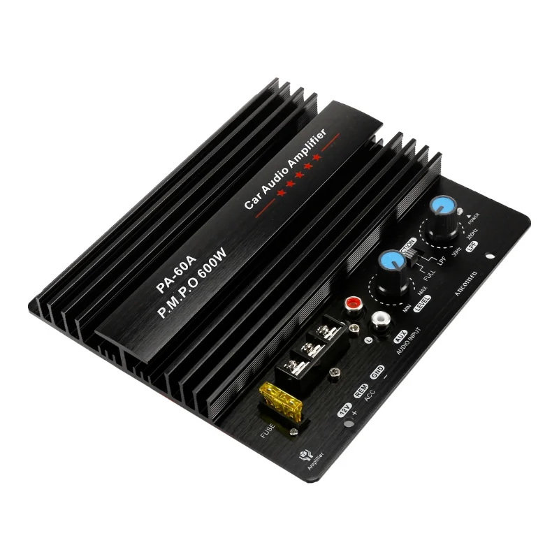 12V 600W Mono Channel Amplifier Board Car Subwoofer Bass Audio Power Amplificador amplifier board