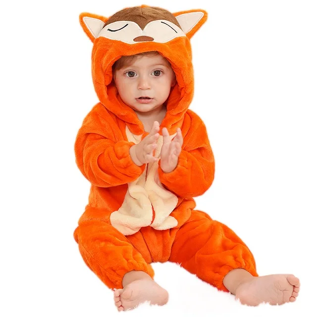 thumbnail image 1 of Peleles de dinosaurio MICHLEY para bebé, ropa de franela con capucha de invierno para niños pequeños, monos, mono, disfraz para niños, Halloween, 1 of 5