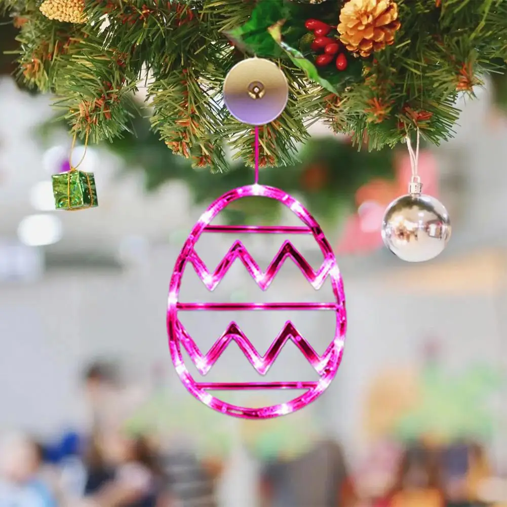 

Decorative Lamp Battery-powered Easter Egg Led Window Hanging Light with Suction Cup for Indoor Party Decoration Home Decoration