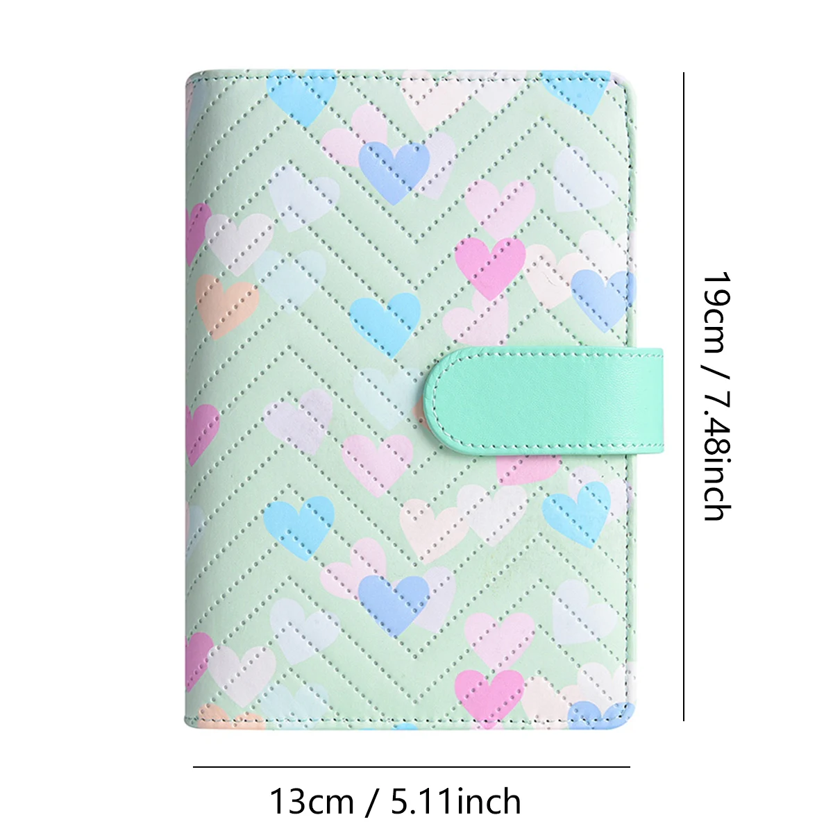 A6 PU lederen bindmiddel economie 6-ring notitieboekje, stijlvol ontwerp, persoonlijke notitieboekje bindmiddel omslag, kan worden gebruikt voor contante budgetopslag