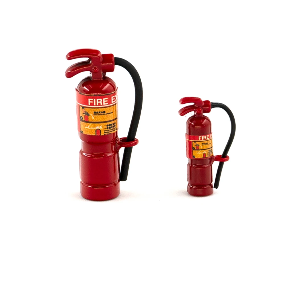  Extintores de incendios de simulación, extintor de incendios de  automóvil a control remoto, diseño de simulación, escala RC vívida y  ligera, mini extintor de incendios de juguete para AXIAL SCX10 WPL