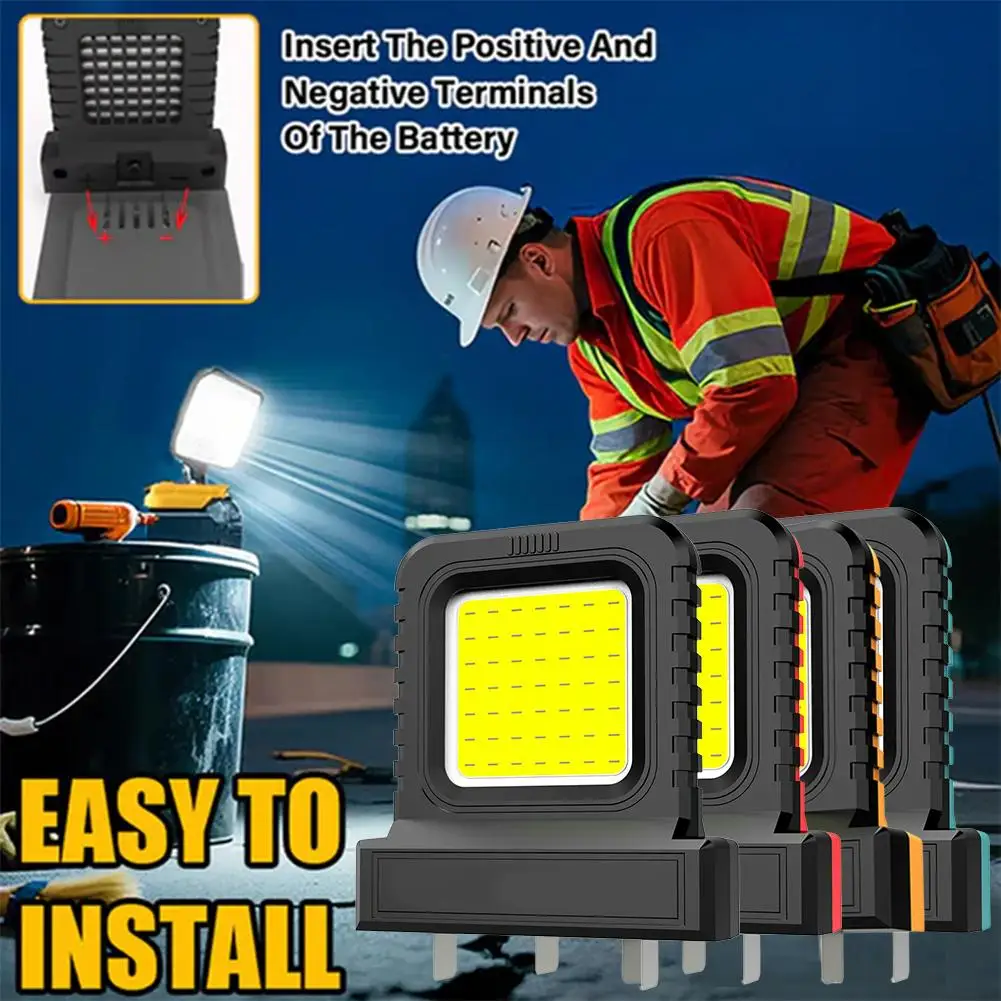 Waterproof LED Work Light for 18V-21V Li-ion Battery