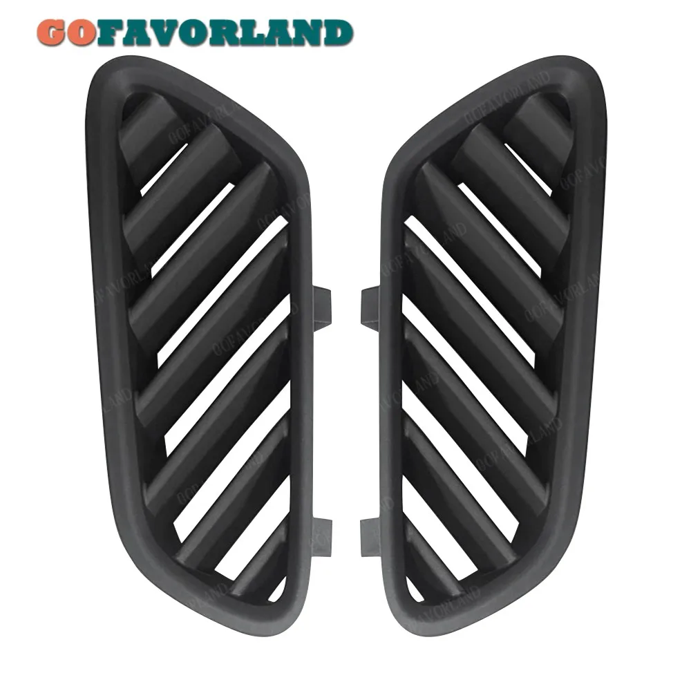 

Pair Front Left Right Dash Heater Defroster Air Outlet Vent Grille Black Plastic 20989062 20989068 For Cadillac XTS 2013-2019