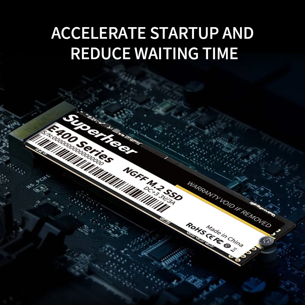SUPERHEER M.2 SATA SSD 512GB SATA3 Solid State Drive 256GB
