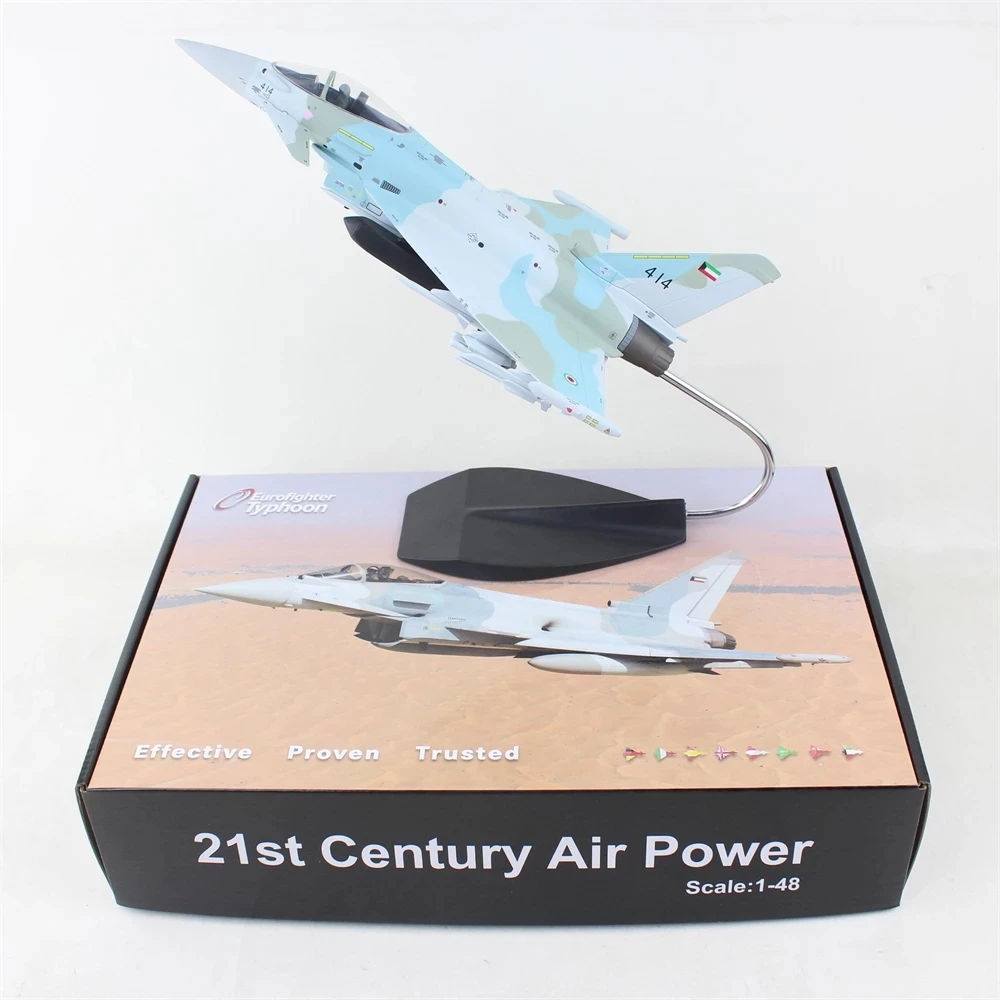 

EF-2000 Fighter 1/48 Scale EF-2000 Euro Typhoon Fighter Display Model - Metal Military Aircraft with Stand