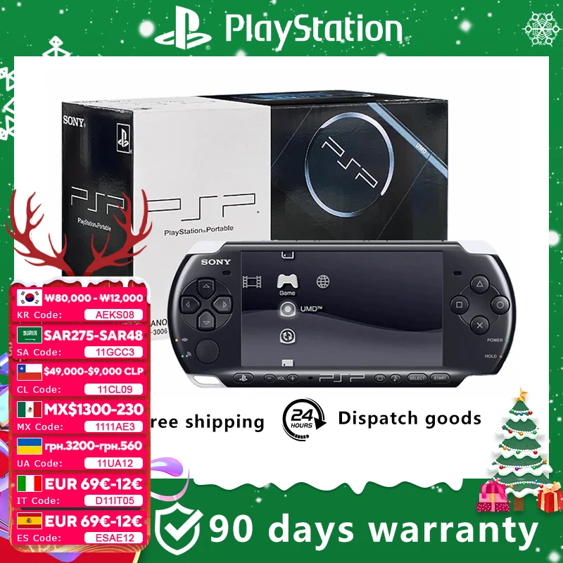 Sony original PSP 3000 (PSP-3006) PlayStation Portable Handheld