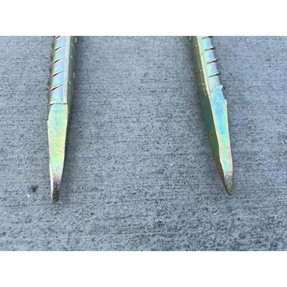 Heavy Duty 24" U-Shaped Rebar Stakes 1/2" #4 Rebar Ground Anchors Galvanized Steel 10 Pack