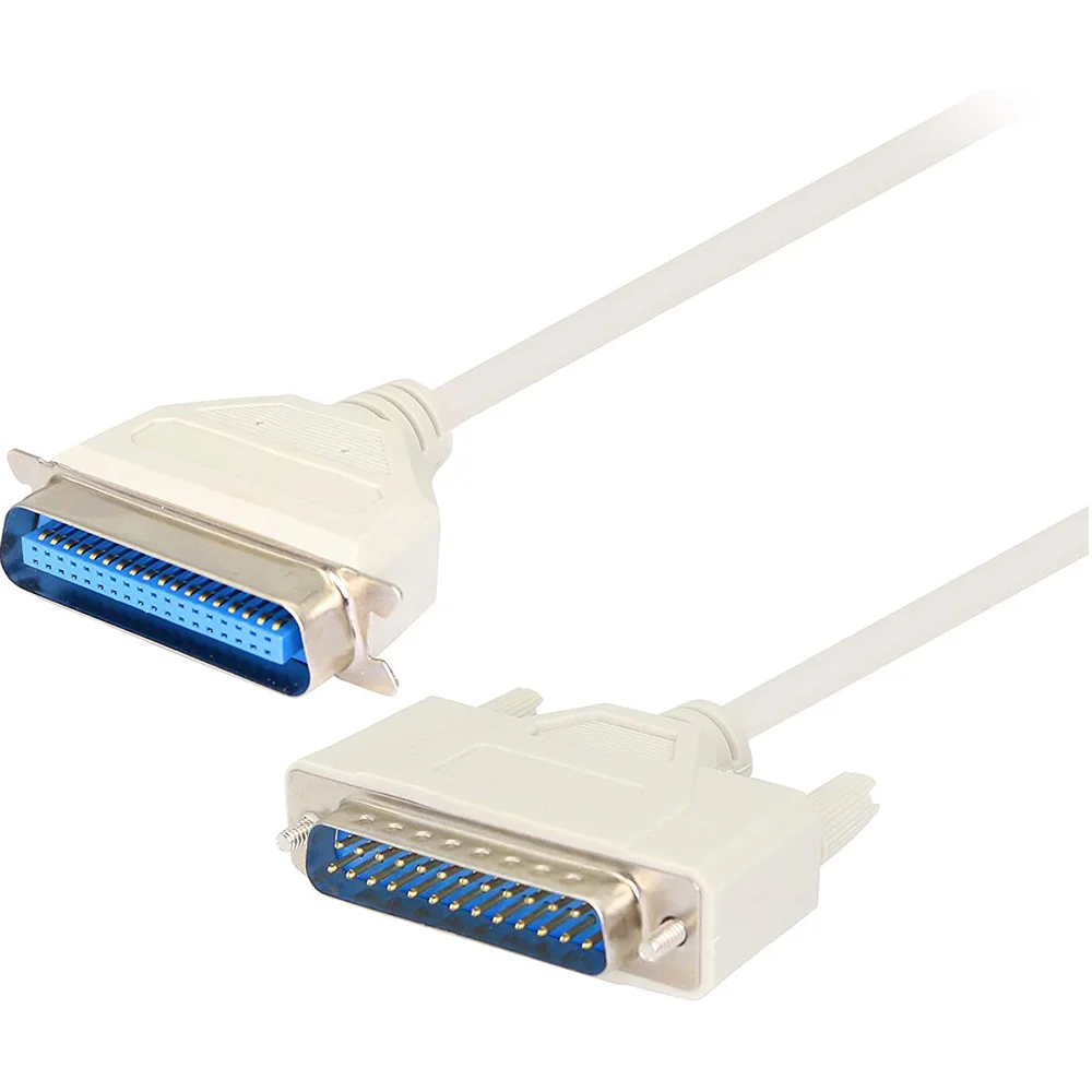 

DB25 Male to CN36 Female Parallel Printer Cable DB25 Pin to CN36 Hole Parallel Printer Cable for Computers Printers(3M)