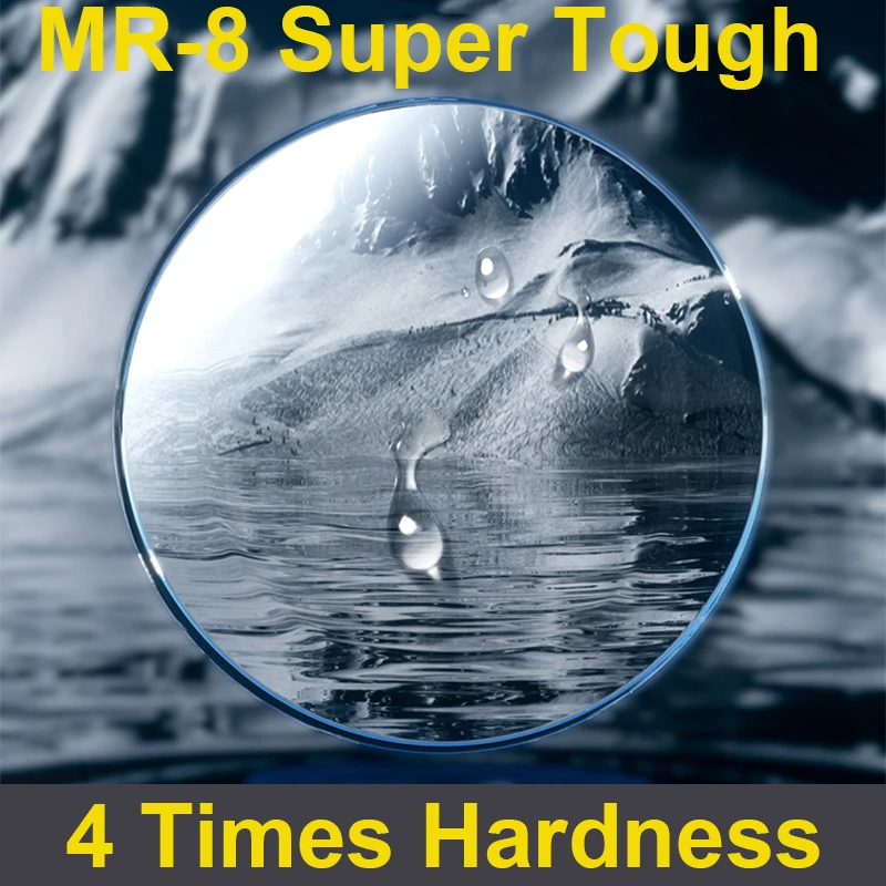 MR-8 Super Tough Optical Lenses Men Women 1.56-1.74 Ultra Thin Prescription Glass Myopia Presbyopia Anti Glare Anti Blue Lenses