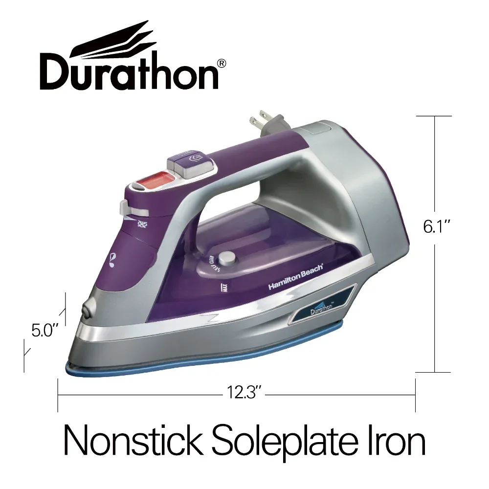  1875 Watt Self Cleaning Steam Iron, with 3-Way Auto