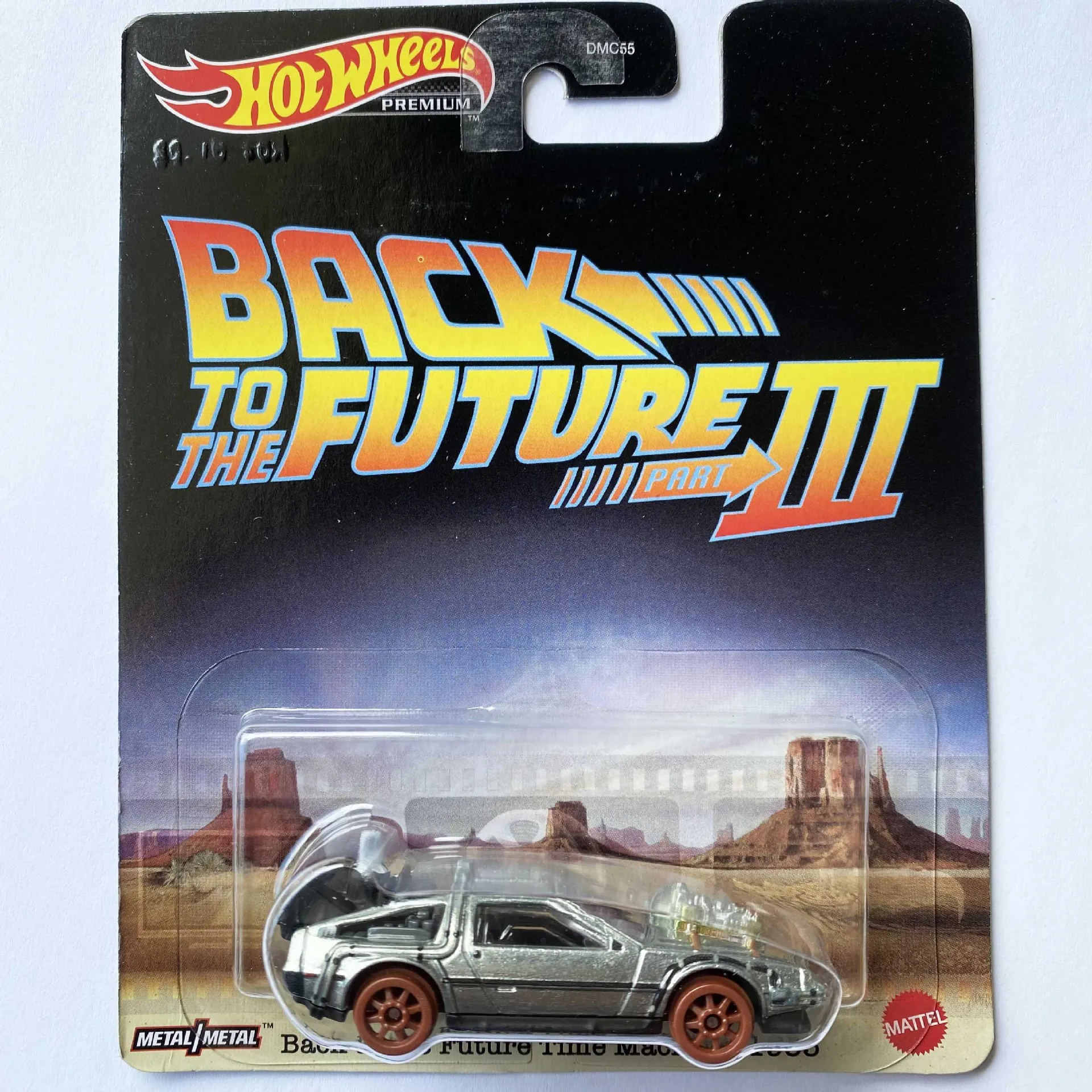 Hot Wheels Back to The Future III Time Machine 1955 87 Toyota Pickup Truck Ford Super De Luxe DMC Delorean 1:64 Diecast Car Toy