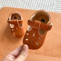 Infant Baby Girls Mary Jane Shoes Non-Slip Rubber Sole Ballet Slippers Princess Dress Wedding Shoes Newborn Crib Shoes First Wal 2