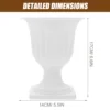 Large Flowerpot Vases Plant Pots Indoor Delicate Vintage Outdoor White Plastic Container Plants 1
