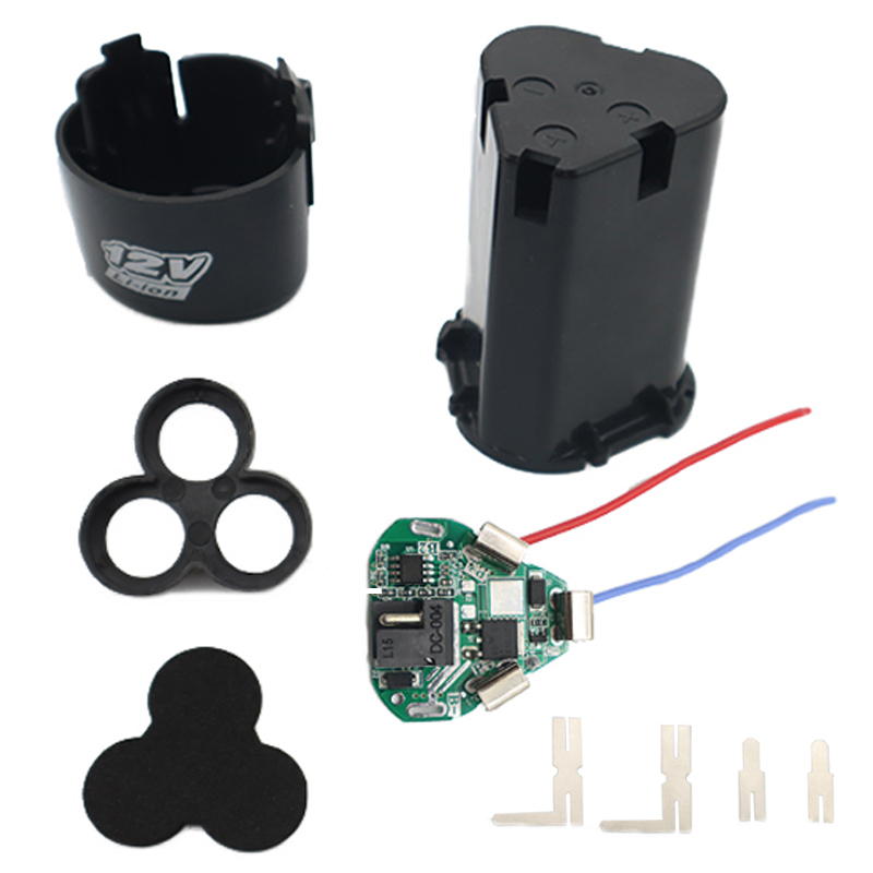 Lithium Battery Case PCB Board Circuit  Shell For Lomvum DeYun ZhiPu FuGe DLS DEGUQMNT GCRAFT LomVum 12V 10.8V Li-ion Pack Box