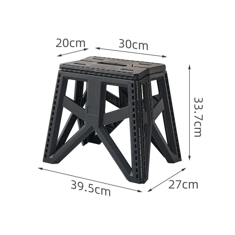 Outdoor Portable Folding Camping Camping Portable Thick And Durable Plastic Stool Fishing Stool